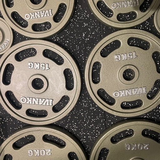 IVANKO バーベル プレート アイアン 107.5kg