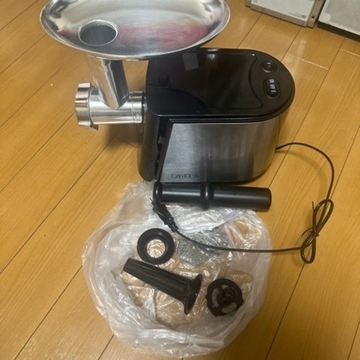 新品家庭用電動ミートグラインダー 1000W出力 鉄器製