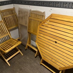 ガーデンチェア、デスクセット