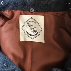ナイスクラップ  コート　グレーの画像