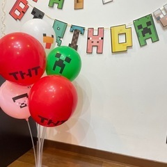 マイクラ　誕生日　ガーランドの画像