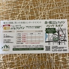 ⑦チケット【お譲り先決定】の画像