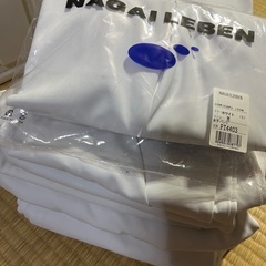 ★白衣　看護師　9枚　新品1  着用済み8  ウエスト部分に大き...