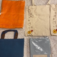 【全て未使用品】2wayラージトート1つトートバッグ2つエプロン1つまとめての画像