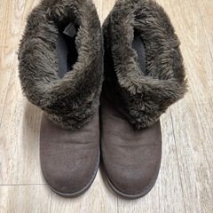 SKECHERS スケッチャーズ　牛革スエードブーツ  24㎝ 茶色