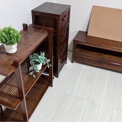 天然木＆バンブー家具の画像