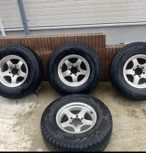 スタッドレスタイヤ ヨコハマ アイスガード  275 70 16 4本 アルミホイール付き