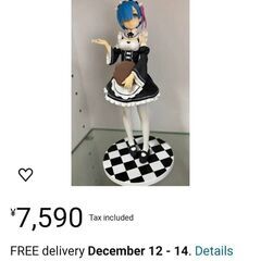 メイドフィギア：レム【50%off】の画像