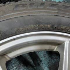 アルファード&ヴェルファイア…すぐ履けます‼️　ブリジストン　225/60R17　アルミホイール付きの画像