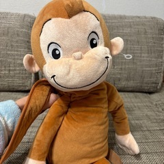 おさるのジョージ　ぬいぐるみ　リュックサックの画像