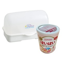 哺乳瓶レンジ消毒器&粉ミルク(新品未開封)