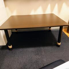 ニトリ　簡単に脚を外せるローテーブルの画像