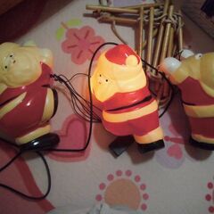 クリスマスイルミ　はしごサンタ　泥棒サンタ　３人中1人つかないの画像