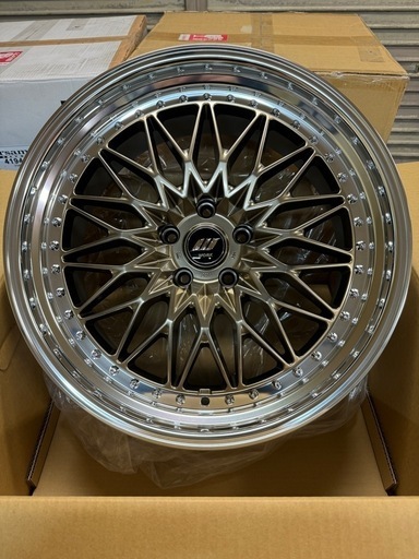 4本セット WORK VS-XV 21インチ 9j +34 PCD120 ラスターブロンズゴールド 40アルファード 40ヴェルファイア レクサス LM500h