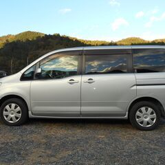 作業車 セカンドカー等 4ナンバー2人乗り車検1年付 全込24万円   9万㌔ C25 セレナ RS ワンオ 左電スラ ナビ CD DVD Bカメラ ドラレコの画像