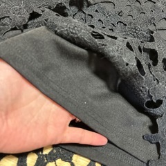 タイトミニワンピ ワンピース ノースリーブワンピ Lサイズの画像
