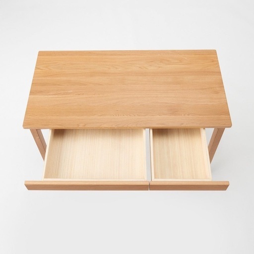 無印良品　木製デスク オーク材　muji