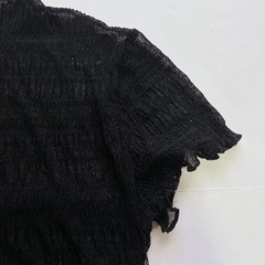 ハイネック シアートップスの画像