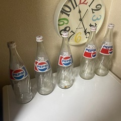 昭和レトロ　アンティーク　ペプシコーラの瓶まとめて