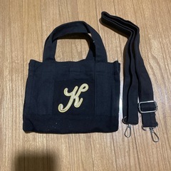 美品/"K"イニシャル ミニトート&ショルダー2way