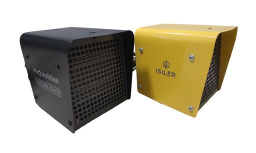 ISILER セラミックコンパクトヒーター\u0026MF-HT01 マルティファン Multifun PORTABLE HEATER