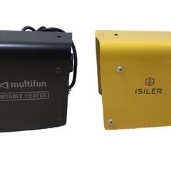 ISILER セラミックコンパクトヒーター&MF-HT01 マルティファン Multifun PORTABLE HEATERの画像