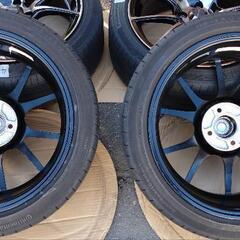 【お値下げ】Weds Sport SA-10R 7J 17インチ タイヤセットの画像