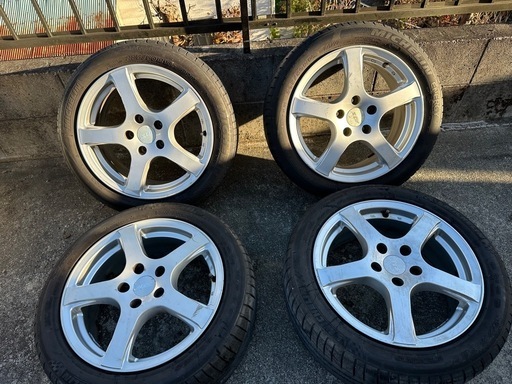 ATS TYPE WAボルボVOLVO社外アルミホイール 16×7J+48 108-5H 中古品4本