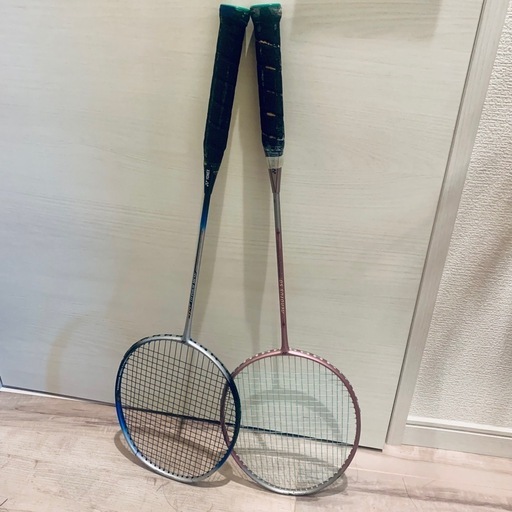 【YONEX】バドミントン　ラケット　2本　競技用　