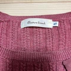 洗えるニット サイズmの画像