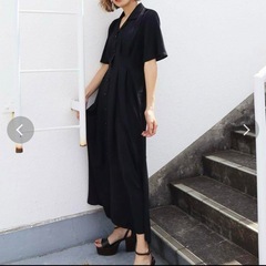 本日のみ値下げ！EMODA オープンカラーシャツワンピースの画像
