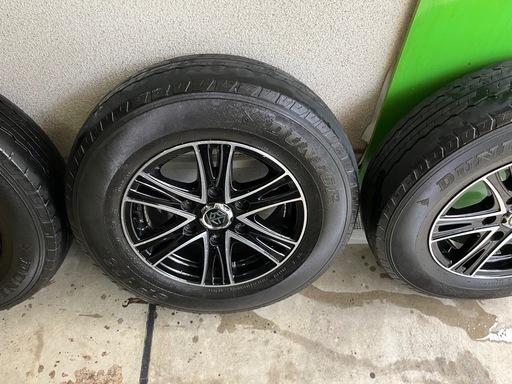 ハイエース195/80R15ホイールセット