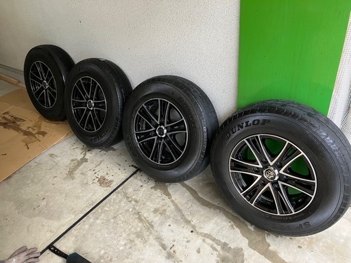 ハイエース195/80R15ホイールセット