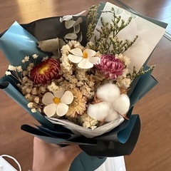 ドライフラワー　花材　国産　ブレゼント箱付きの画像