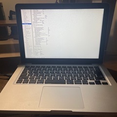 (取引中)Macbook Pro 13インチ