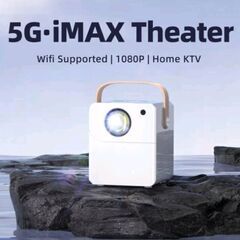 HUASHIJIE 5gwifi対応ポータブルプロ  ジェクター...