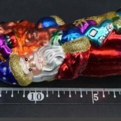 Holiday Expressions　サンタクロース　オーナメント　BLOWN GLASS　ハンドペイントの画像