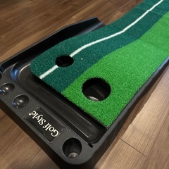 GolfStyle パターマット 返球機能付き 3M パター 練...