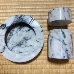 灰皿セット　大理石の画像