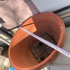 植木鉢　(大) 素焼き　プランター
