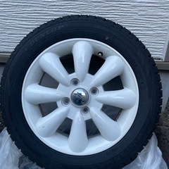 155/65R14 75Q 軽 スタッドレス、ホイール4本セット ラパン等