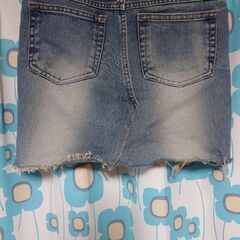 無料【Capital Jeans／デニムミニスカート】Sサイズ(W58㎝ぐらい)の画像