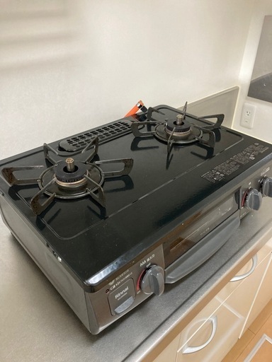美品 ガスコンロ Rinnai ビルトインコンロ リンナイ ガスコンロ 都市 