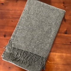 無印良品　大判　グレーストール