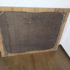 【無料】タイガー虎の絵　編み物  籐の額の画像