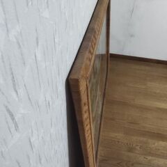 【無料】タイガー虎の絵　編み物  籐の額の画像