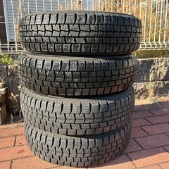 155/65R14 バリ山スタッドレス＋社外アルミセット
