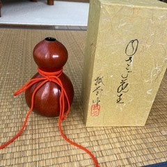 ひさご花生　ひょうたん花器の画像
