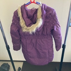 UNIQLO　140サイズ　キッズ　女の子　セミロングコート？　ジャケット？　ブルゾン？の画像