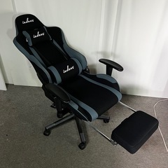 『美品』IODOOS ゲーミングチェア オットマン付き パソコンチェア オフィスチェア 180度リクライニング 　の画像